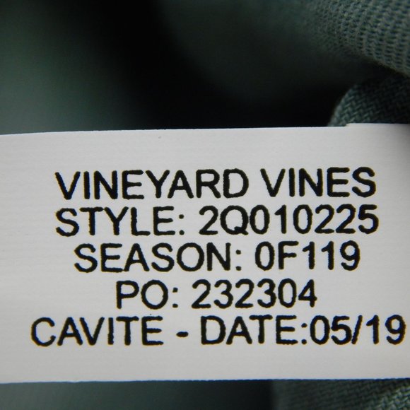 Vineyard Vines Smocked Dress Size S Short Sleeve Mini Womens Olive Green - Picture 7 of 8